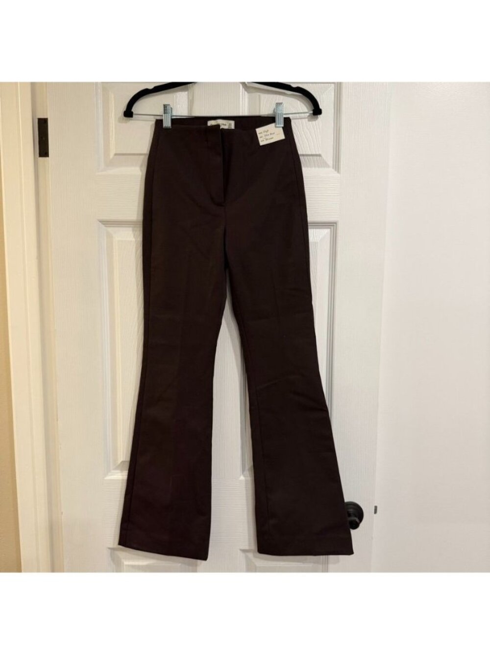 Abercrombie and Fitch Brown High Rise Slim Boot Trouser Pants Size 23 Short NWT